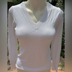 Cielo Slim-fit white long sleeve